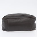 GUCCI Bamboo Hand Bag Leather Brown Silver Auth SW2156-9