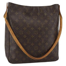 LOUIS VUITTON Monogram Looping GM Shoulder Bag M51145 LV Auth SW2157-1