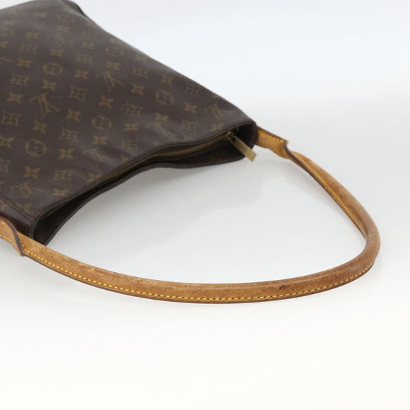 LOUIS VUITTON Monogram Looping GM Shoulder Bag M51145 LV Auth SW2157