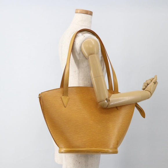 LOUIS VUITTON Epi Saint Jacques Shopping Bag Yellow M52269 LV Auth SW2167