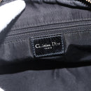 Christian Dior Trotter Canvas Hand Bag Black Gold Auth SW2172A-17
