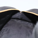 Christian Dior Trotter Canvas Hand Bag Black Gold Auth SW2172A-20