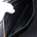 Christian Dior Trotter Canvas Hand Bag Black Gold Auth SW2172A-22