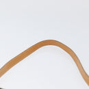 CELINE Macadam Canvas Hand Bag PVC Leather Brown Gold Auth SW2174A-8
