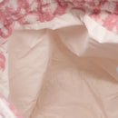 Christian Dior Trotter Canvas Purse Hand Bag pile Pink Auth SW2186A-12