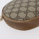 GUCCI GG Supreme Shoulder Bag PVC Beige Gold Auth SW2190-15