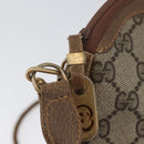 GUCCI GG Supreme Shoulder Bag PVC Beige Gold Auth SW2190-10