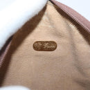 GUCCI GG Supreme Shoulder Bag PVC Beige Gold Auth SW2190-11