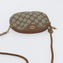 GUCCI GG Supreme Shoulder Bag PVC Beige Gold Auth SW2190-6