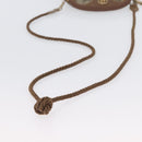 GUCCI GG Supreme Shoulder Bag PVC Beige Gold Auth SW2190-7
