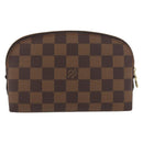 LOUIS VUITTON Damier Ebene Pochette Cosmetic PM Pouch N47516 LV Auth SW2192-2