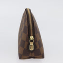 LOUIS VUITTON Damier Ebene Pochette Cosmetic PM Pouch N47516 LV Auth SW2192-4