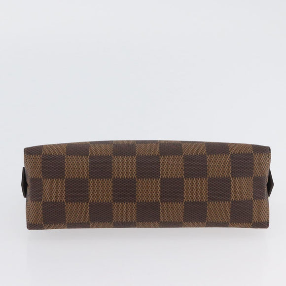 LOUIS VUITTON Damier Ebene Pochette Cosmetic PM Pouch N47516 LV Auth SW2192