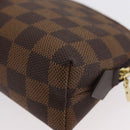 LOUIS VUITTON Damier Ebene Pochette Cosmetic PM Pouch N47516 LV Auth SW2192-14