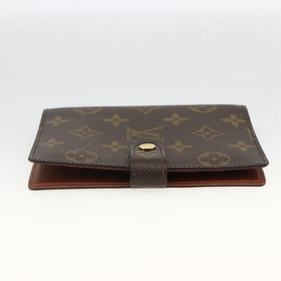 LOUIS VUITTON Monogram Agenda PM Day Planner Cover R20005 LV Auth SW2193