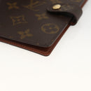 LOUIS VUITTON Monogram Agenda PM Day Planner Cover R20005 LV Auth SW2193-8