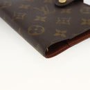 LOUIS VUITTON Monogram Agenda PM Day Planner Cover R20005 LV Auth SW2193-9