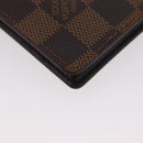 LOUIS VUITTON Damier Ebene Agenda PM Day Planner Cover R20700 LV Auth SW2194-15