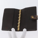 LOUIS VUITTON Damier Ebene Agenda PM Day Planner Cover R20700 LV Auth SW2194-8