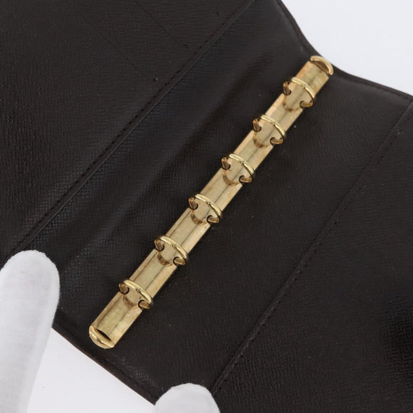 LOUIS VUITTON Damier Ebene Agenda PM Day Planner Cover R20700 LV Auth SW2194