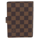 LOUIS VUITTON Damier Ebene Agenda PM Day Planner Cover R20700 LV Auth SW2194-2