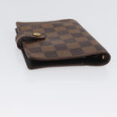 LOUIS VUITTON Damier Ebene Agenda PM Day Planner Cover R20700 LV Auth SW2194-5