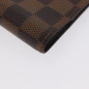 LOUIS VUITTON Damier Ebene Agenda PM Day Planner Cover R20700 LV Auth SW2194-7