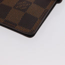 LOUIS VUITTON Damier Ebene Agenda PM Day Planner Cover R20700 LV Auth SW2194-14