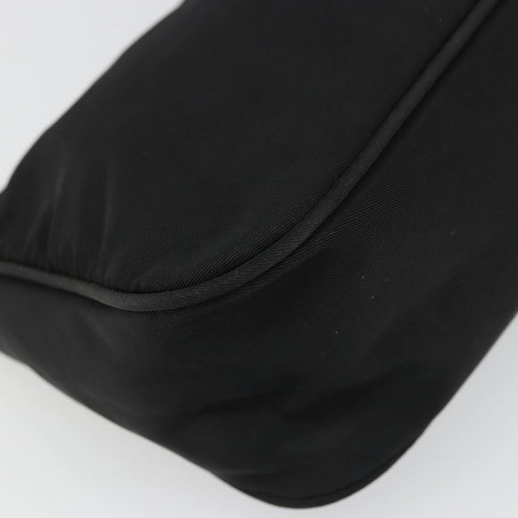 PRADA Handtasche Nylon Schwarz Silber Original SW2198