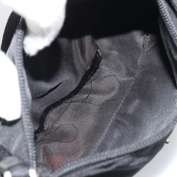 PRADA Handtasche Nylon Schwarz Silber Original SW2198