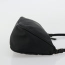 PRADA Hand Pouch Nylon Black Silver Auth SW2198-3