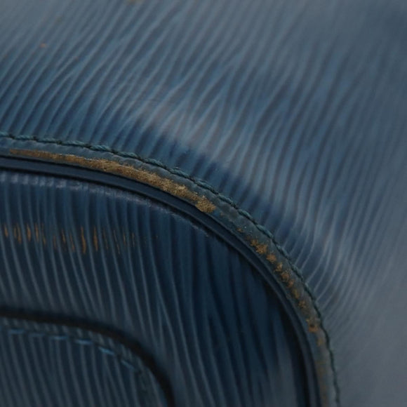 LOUIS VUITTON Epi Keepall 55 Boston Bag Toledo Blue M42955 LV Auth sw220