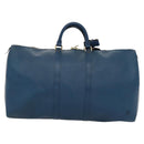LOUIS VUITTON Epi Keepall 55 Boston Bag Toledo Blue M42955 LV Auth sw220-2