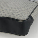 GUCCI Micro GG Supreme Tote Bag PVC Navy Gold 002 39 0149 Auth SW2203-9