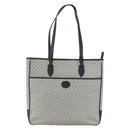 GUCCI Micro GG Supreme Tote Bag PVC Navy Gold 002 39 0149 Auth SW2203-13