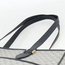 GUCCI Micro GG Supreme Tote Bag PVC Navy Gold 002 39 0149 Auth SW2203-8
