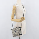 GUCCI GG Supreme Shoulder Bag PVC Navy Gold 007 58 0093 Auth SW2206-22