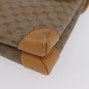 GUCCI Micro GG Supreme Shoulder Bag PVC Beige Gold 007 49 5548 Auth SW2207-14