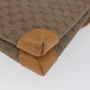GUCCI Micro GG Supreme Shoulder Bag PVC Beige Gold 007 49 5548 Auth SW2207-16