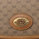 GUCCI Micro GG Supreme Shoulder Bag PVC Beige Gold 007 49 5548 Auth SW2207-17