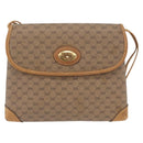 GUCCI Micro GG Supreme Shoulder Bag PVC Beige Gold 007 49 5548 Auth SW2207-13