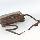 GUCCI GG Supreme Web Sherry Line Shoulder Bag PVC Beige Gold Red Auth SW2209-7