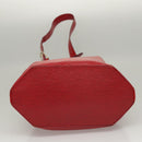 LOUIS VUITTON Epi Sac Depaule PM Shoulder Bag Red M80207 LV Auth sw221-6