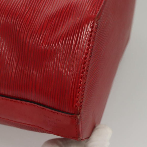 LOUIS VUITTON Epi Sac Depaule PM Shoulder Bag Red M80207 LV Auth sw221