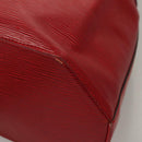 LOUIS VUITTON Epi Sac Depaule PM Shoulder Bag Red M80207 LV Auth sw221-10