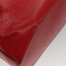 LOUIS VUITTON Epi Sac Depaule PM Shoulder Bag Red M80207 LV Auth sw221-15