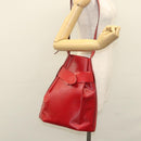 LOUIS VUITTON Epi Sac Depaule PM Shoulder Bag Red M80207 LV Auth sw221-20
