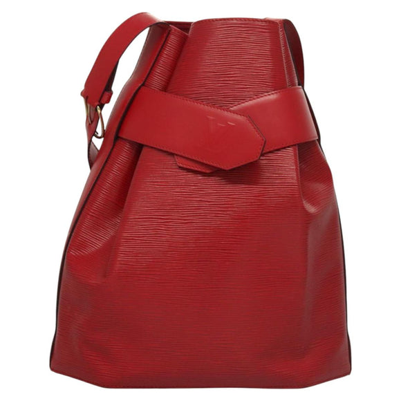 LOUIS VUITTON Epi Sac Depaule PM Shoulder Bag Red M80207 LV Auth sw221
