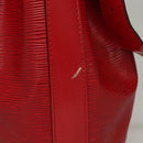 LOUIS VUITTON Epi Sac Depaule PM Shoulder Bag Red M80207 LV Auth sw221-5