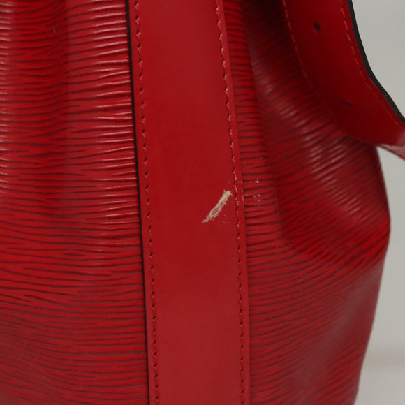 LOUIS VUITTON Epi Sac Depaule PM Shoulder Bag Red M80207 LV Auth sw221